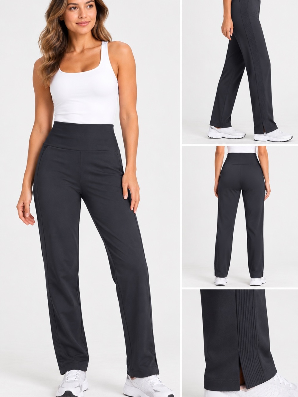 Athleta Brooklyn Ankle Pant Black Ankle Pants Size 8 active athletic